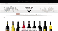 Desktop Screenshot of bodegasvaldorba.com